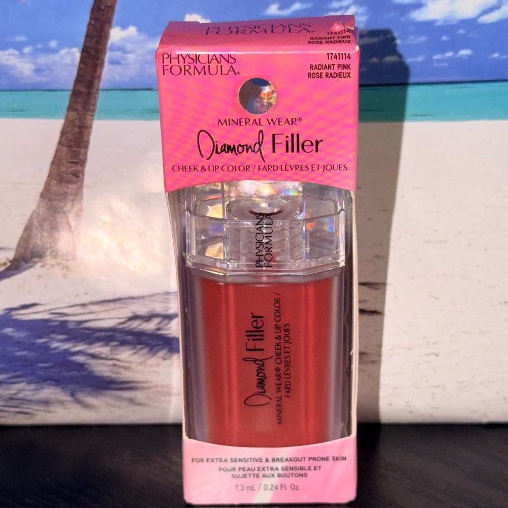 Physicians Formula Mineral Wear Diamond Filler Cheek & Lip Color Radiant Pink